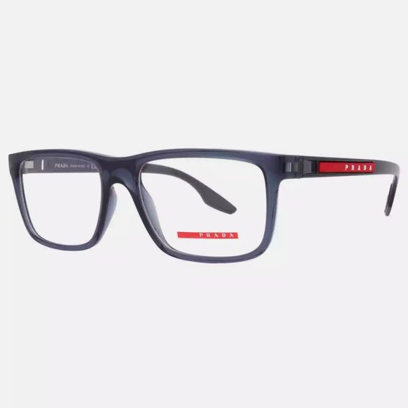 Prada Linea Rossa Demo Rectangular Men's Eyeglasses - Picture 1 of 4